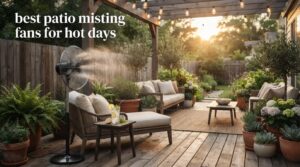best patio misting fans for hot days