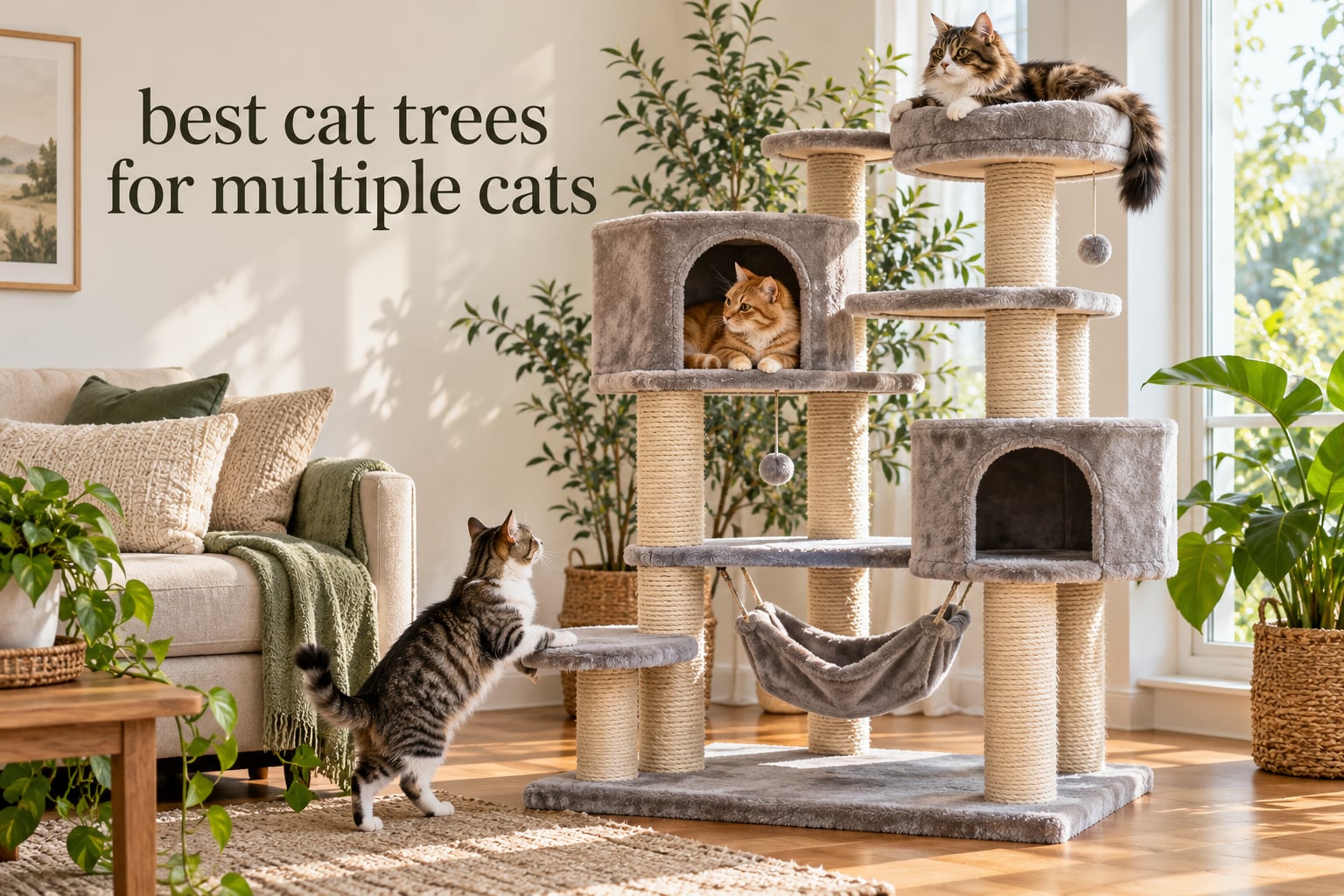 best cat trees for multiple cats