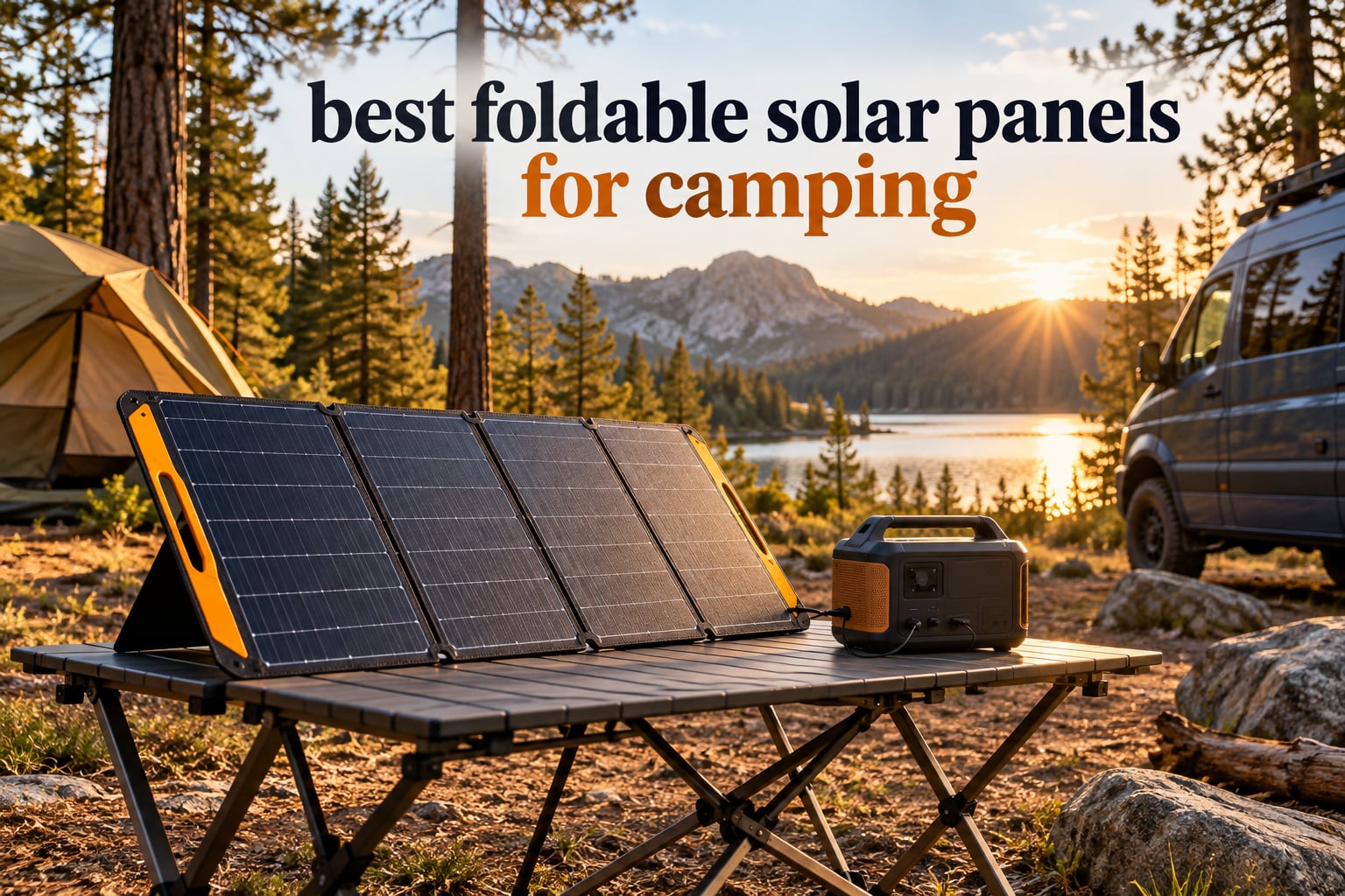 best foldable solar panels for camping