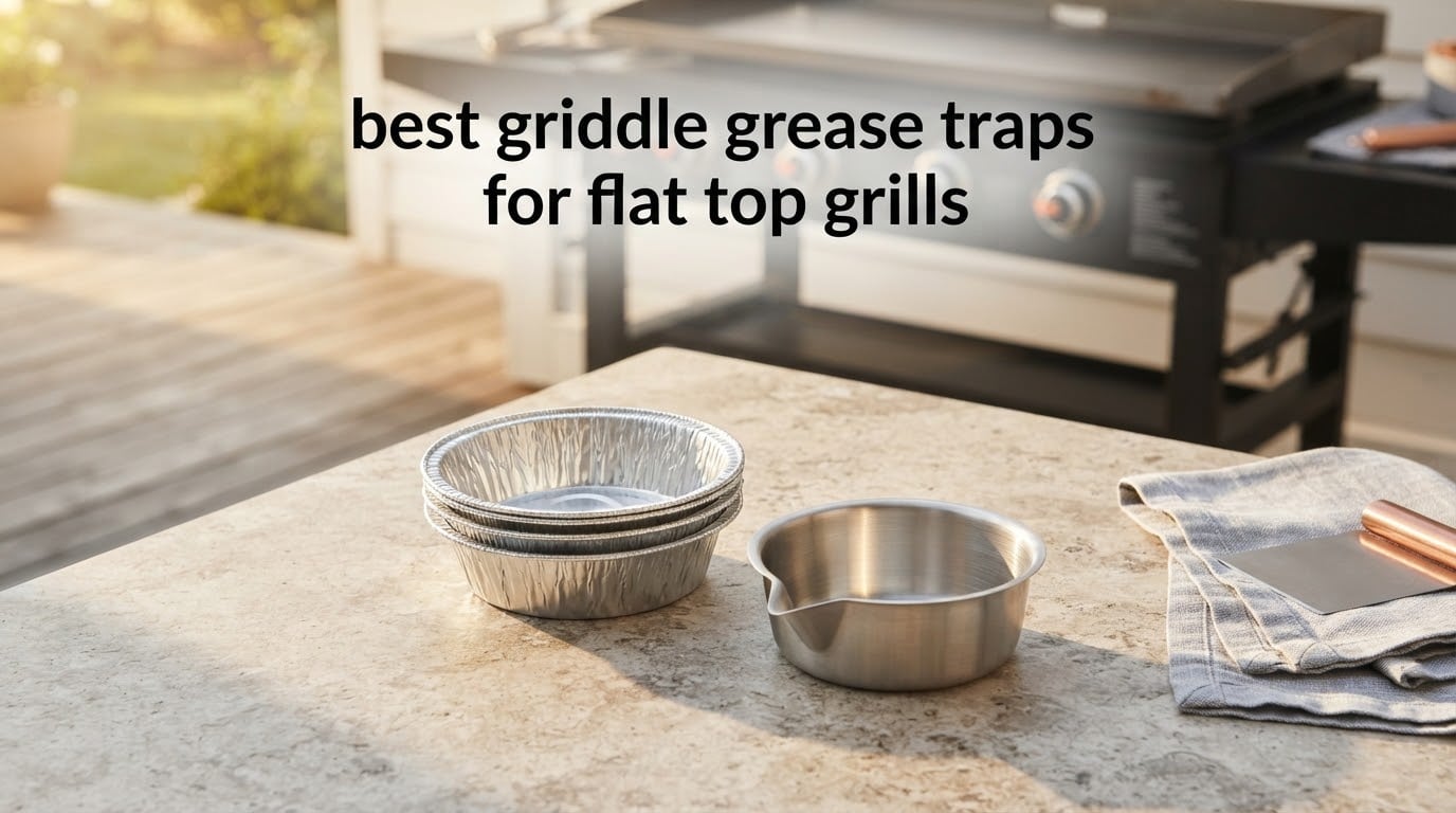 best griddle grease traps for flat top grills