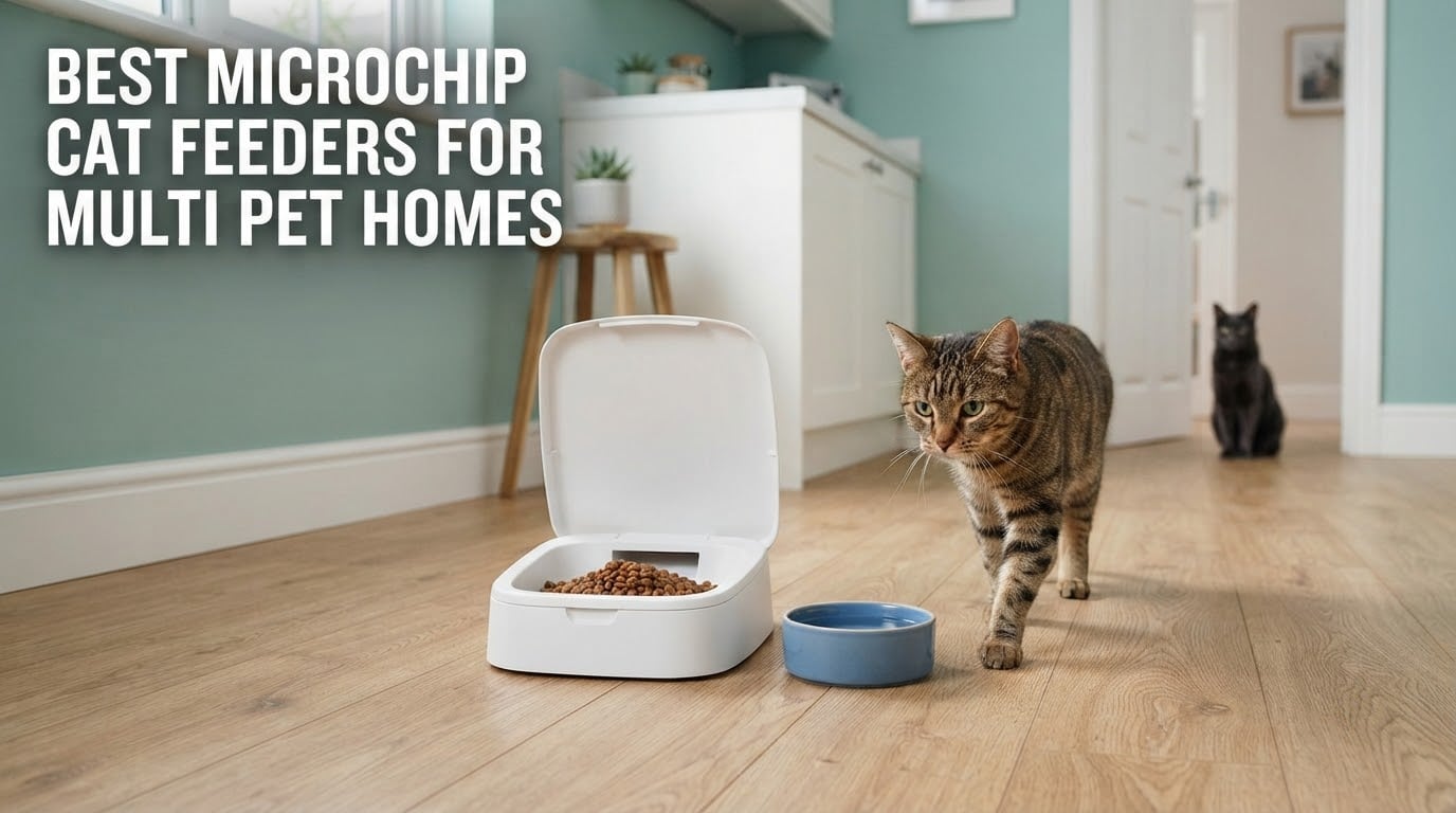 best microchip cat feeders for multi pet homes