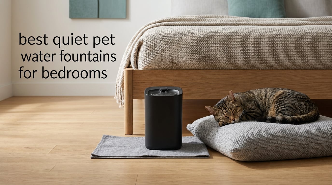 best quiet pet water fountains for bedrooms