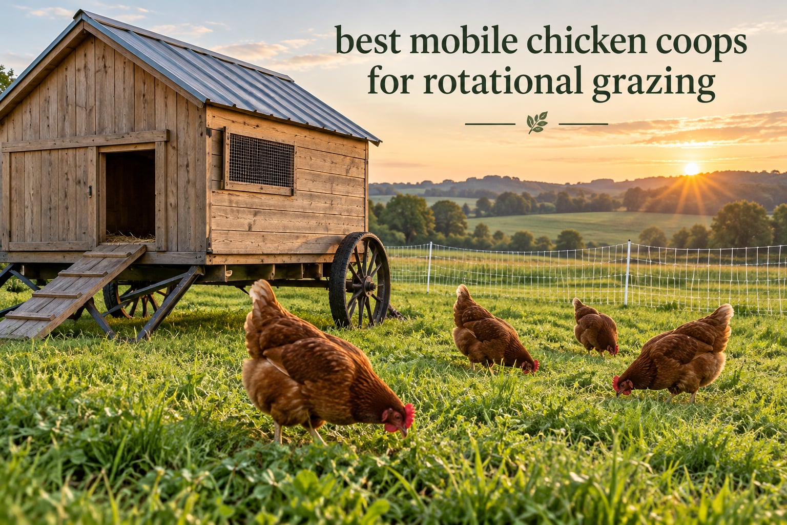 best mobile chicken coops for rotational grazing