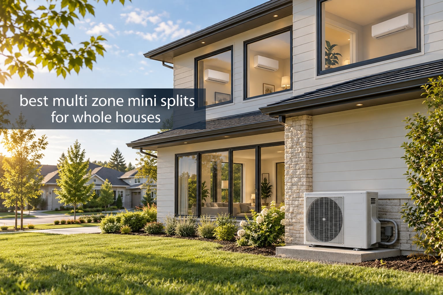best multi zone mini splits for whole houses