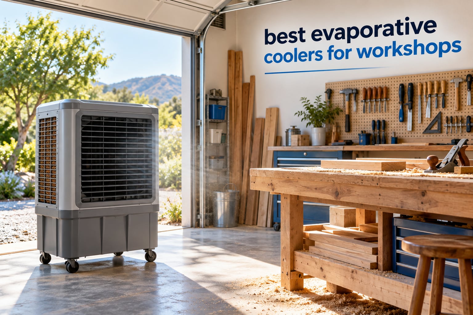 best evaporative coolers for workshops