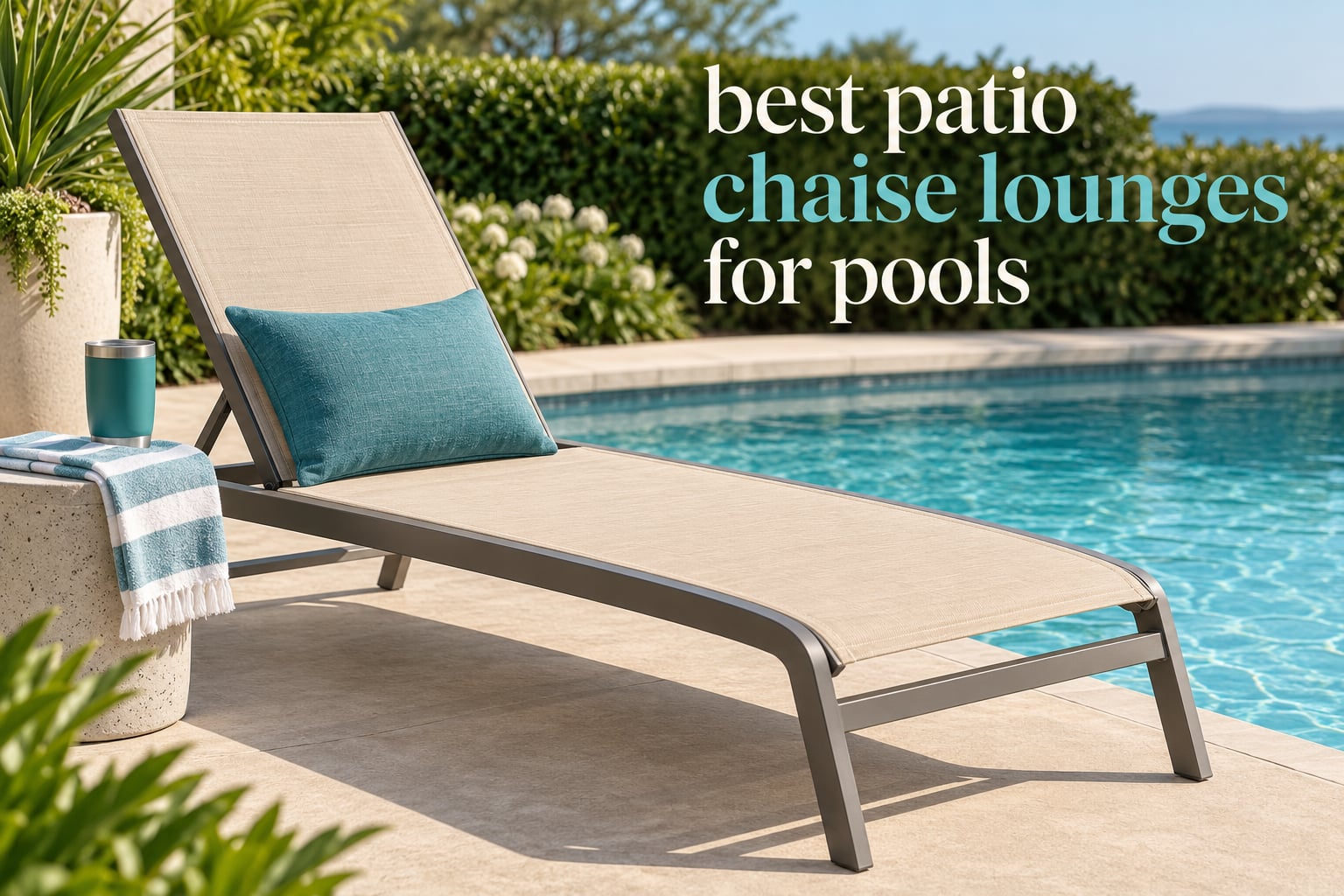 best patio chaise lounges for pools