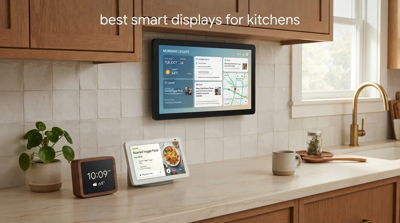 best smart displays for kitchens