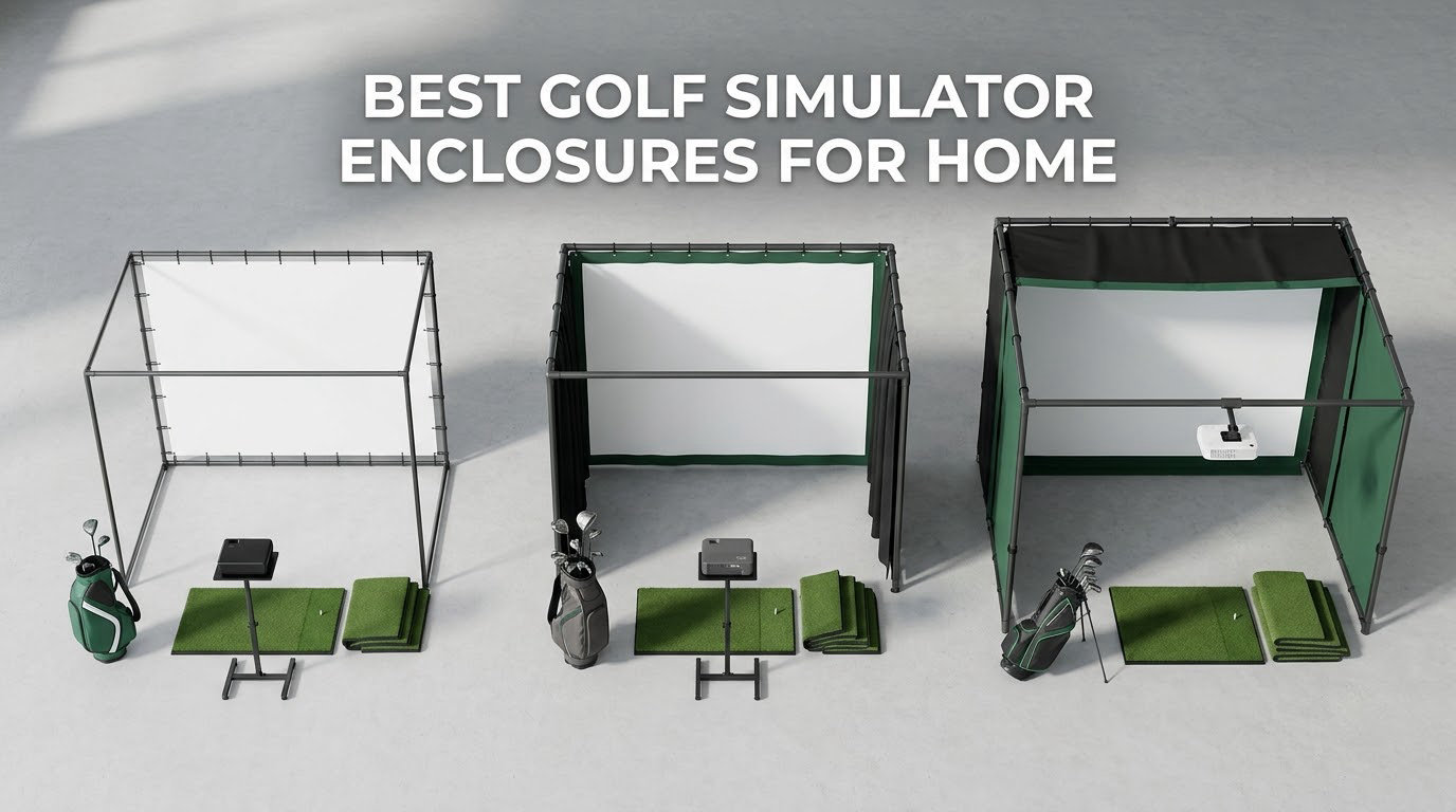 best golf simulator enclosures for home
