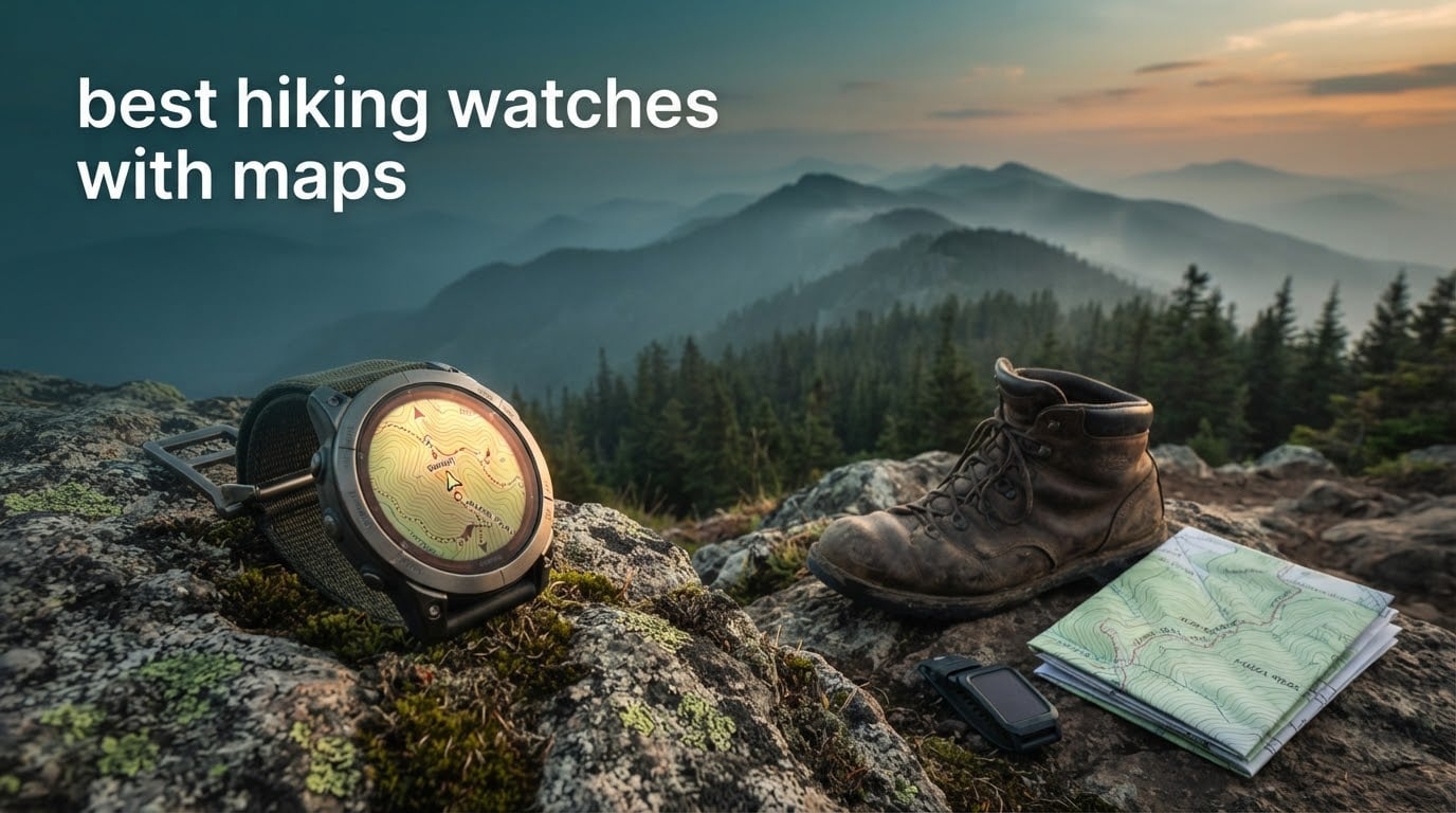 best hiking watches with maps