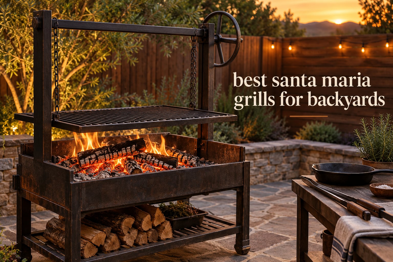 best santa maria grills for backyards