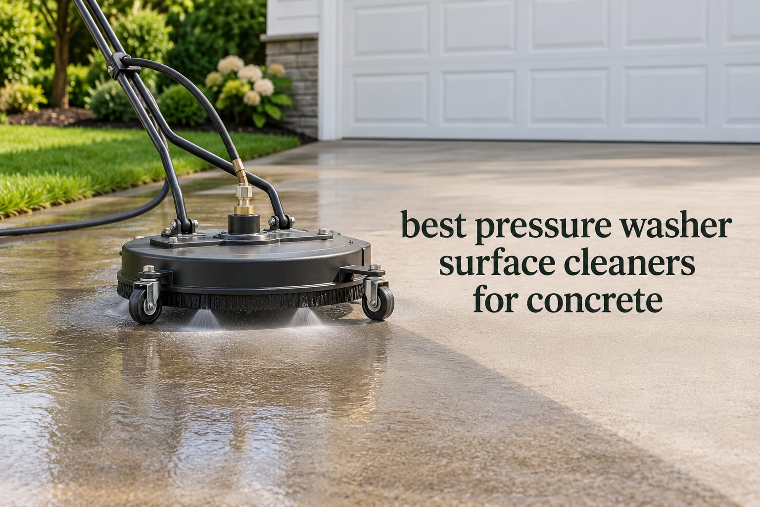 best pressure washer surface cleaners for concrete
