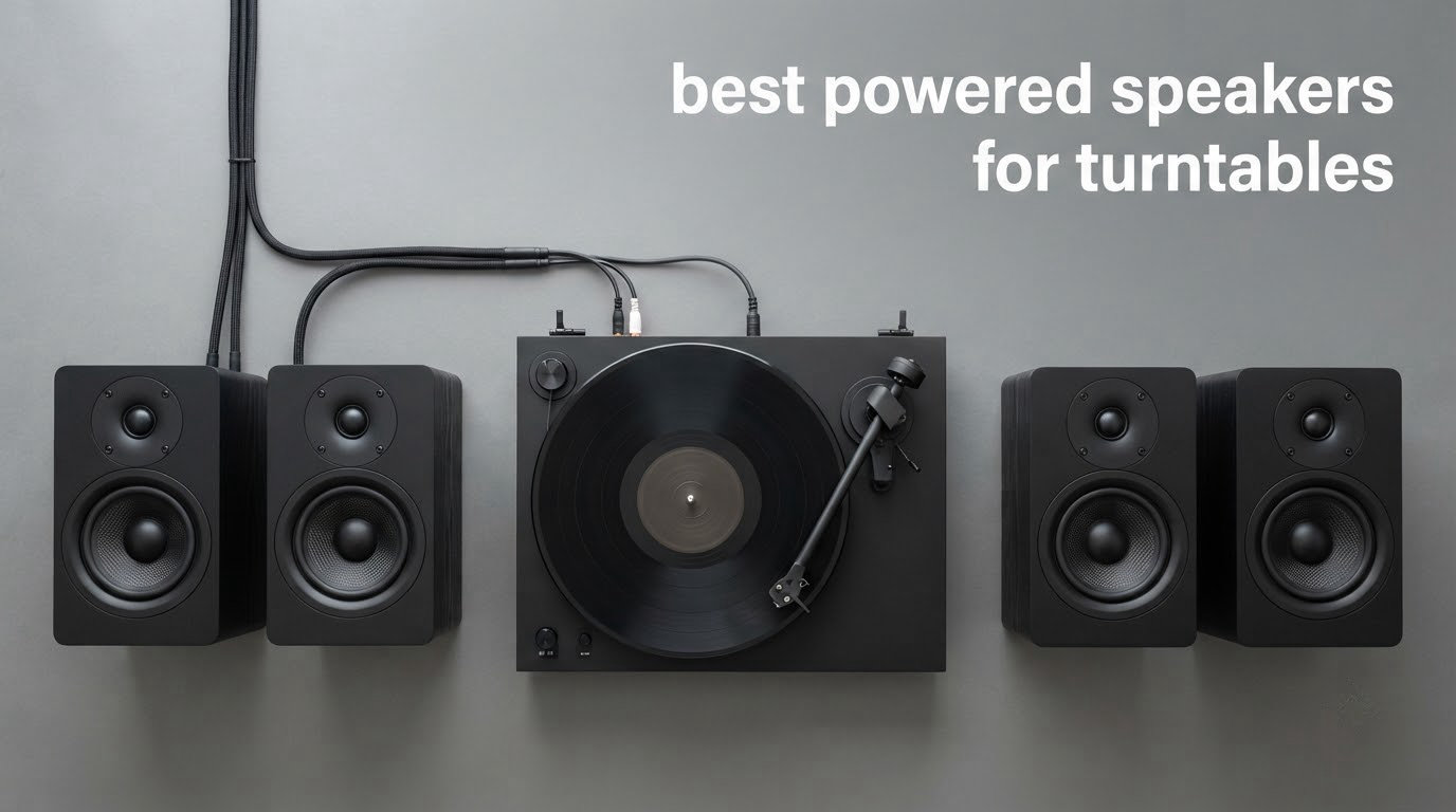 best powered speakers for turntables