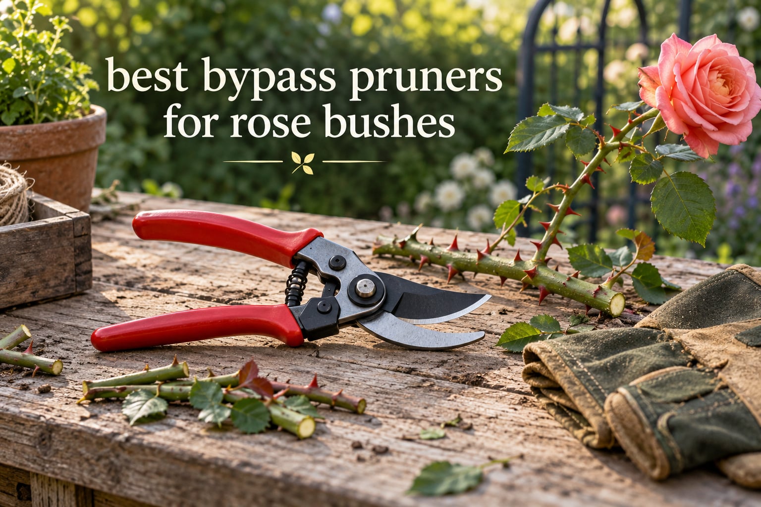 best bypass pruners for rose bushes