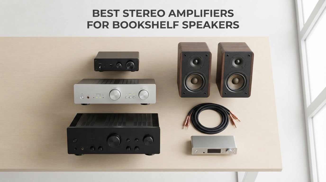 best stereo amplifiers for bookshelf speakers
