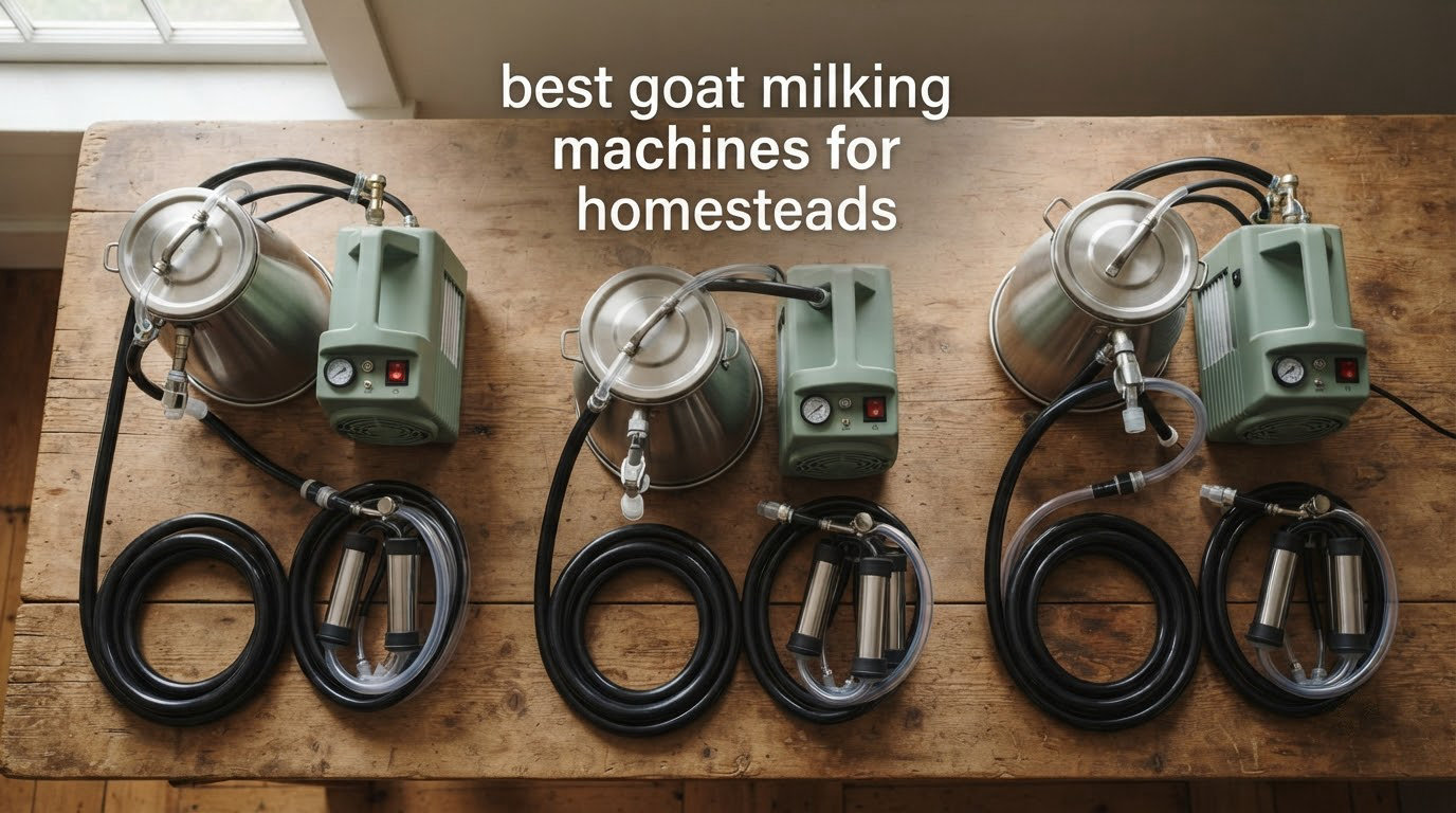 best goat milking machines for homesteads