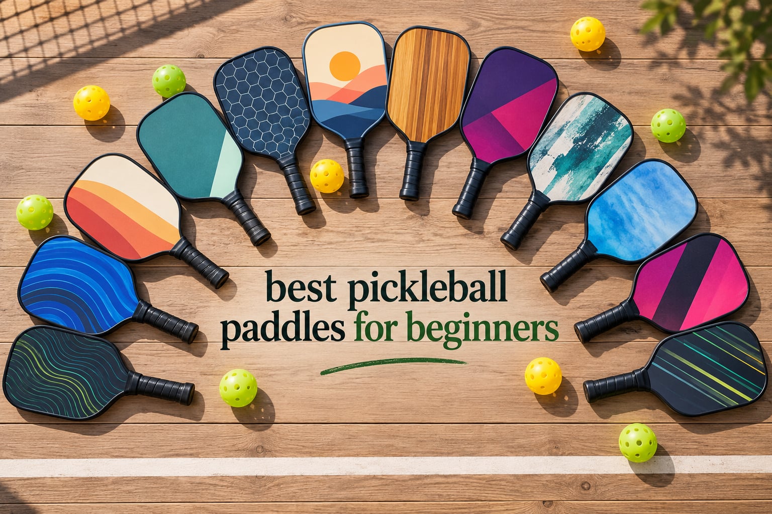 best pickleball paddles for beginners