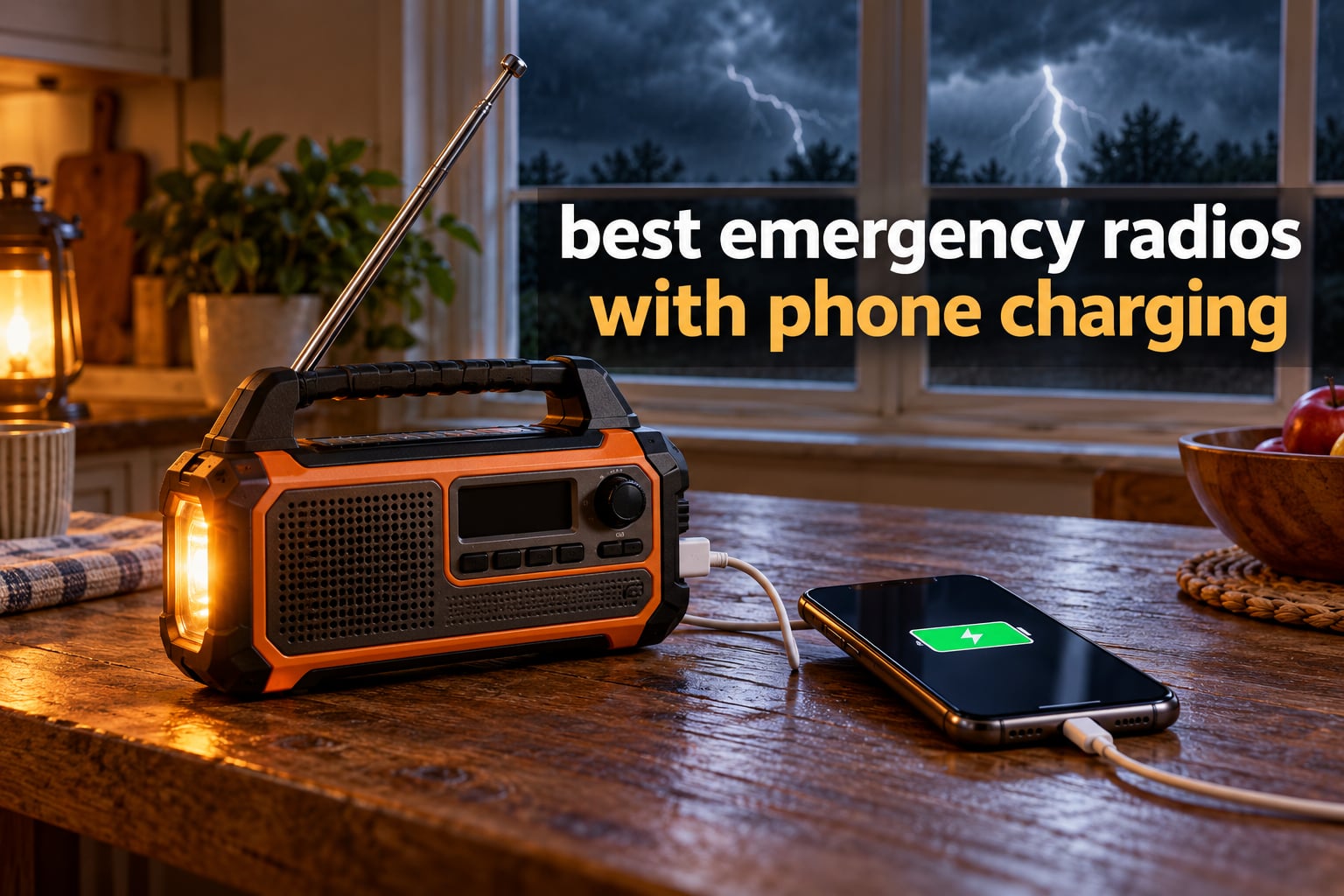 best emergency radios with phone charging