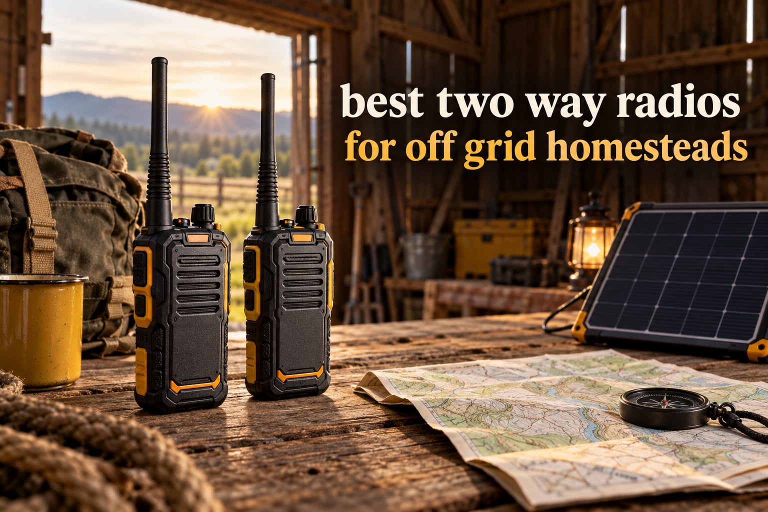 best two way radios for off grid homesteads