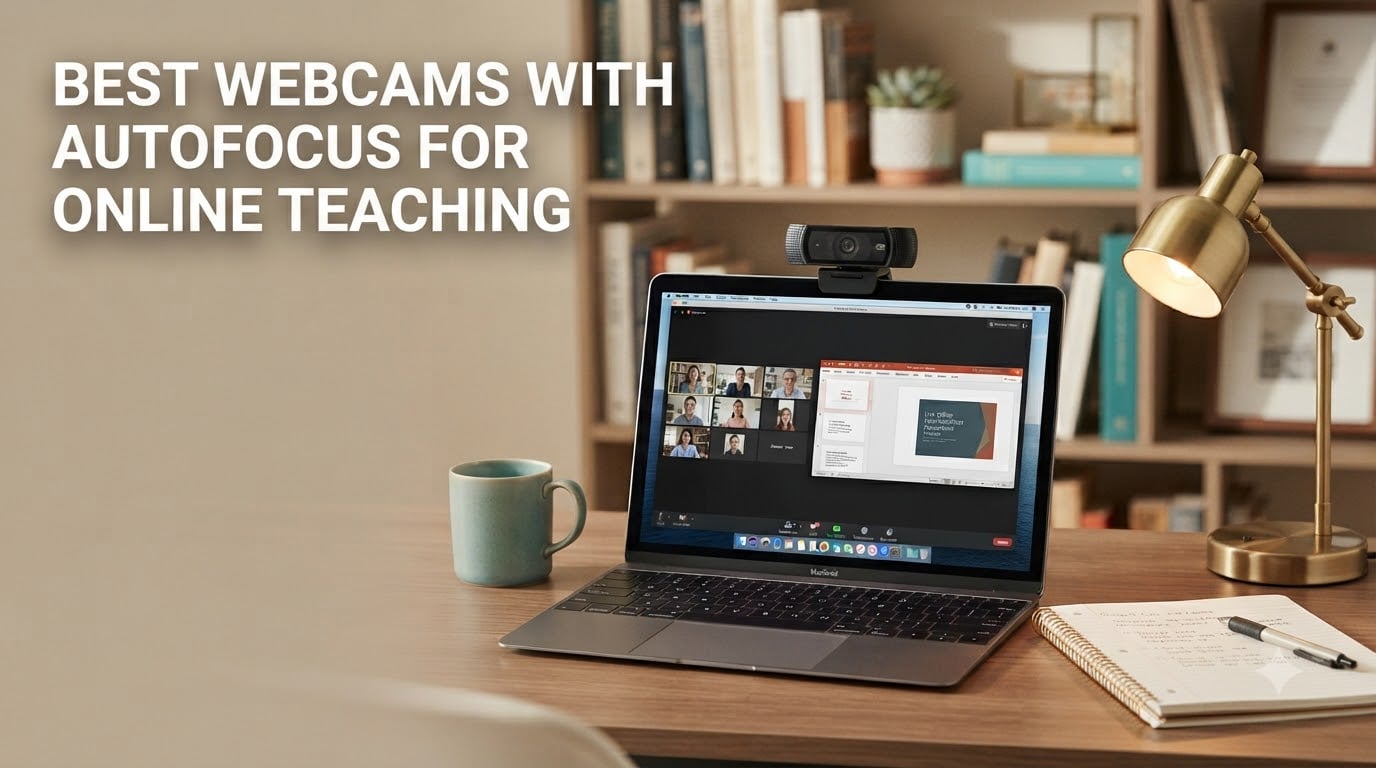 best webcams with autofocus for online teaching