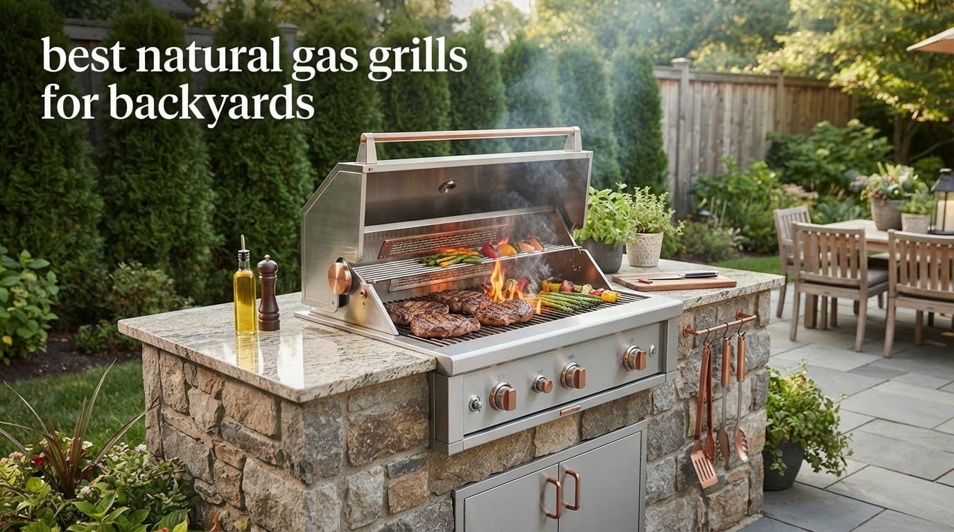 best natural gas grills for backyards