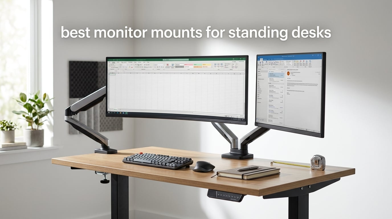 best monitor mounts for standing desks