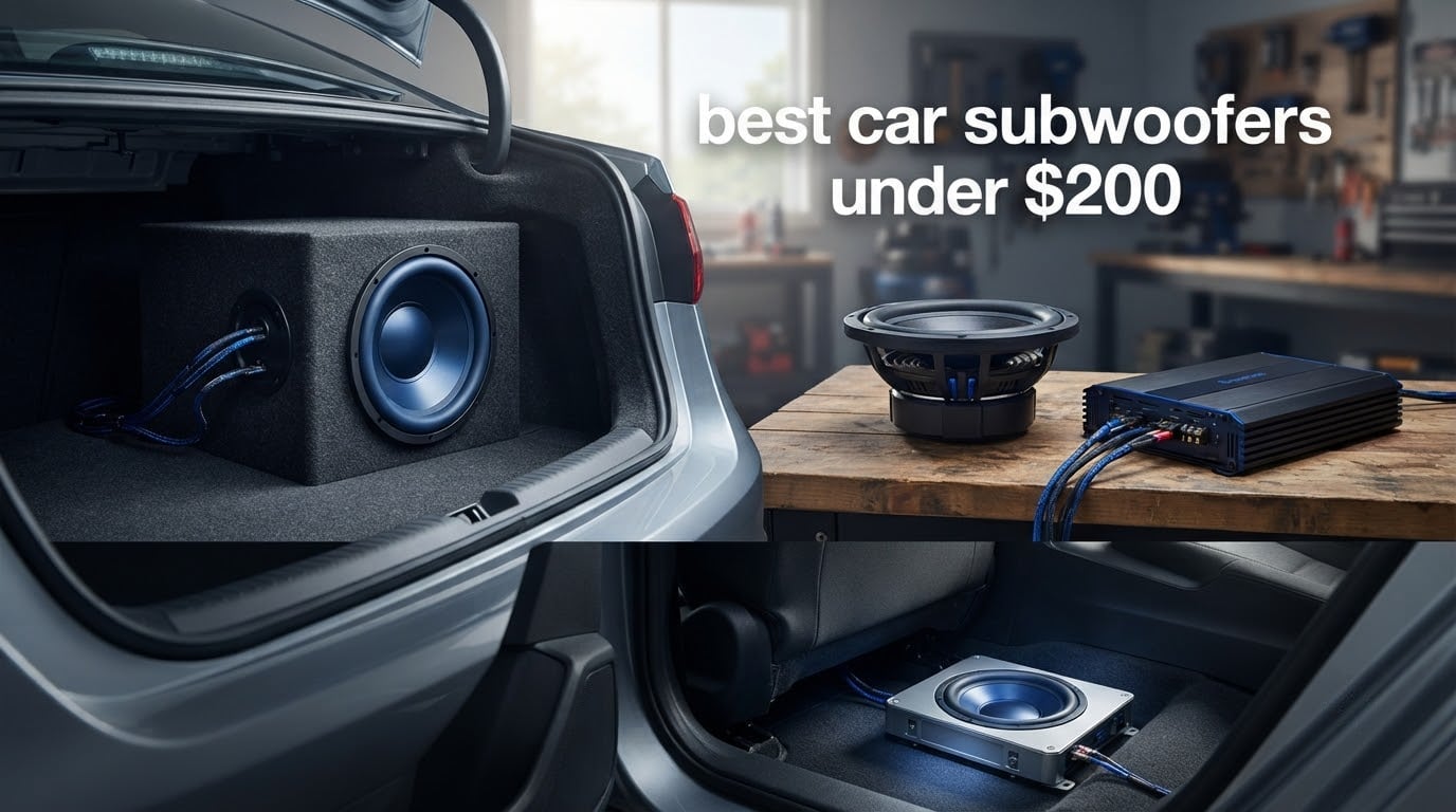 best car subwoofers under $200