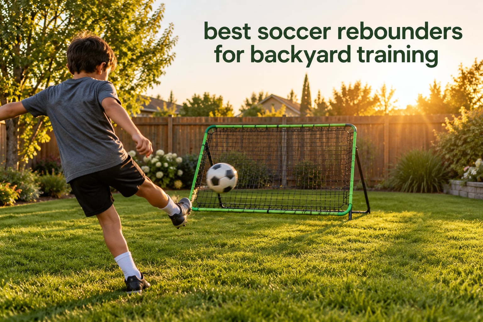 best soccer rebounders for backyard training