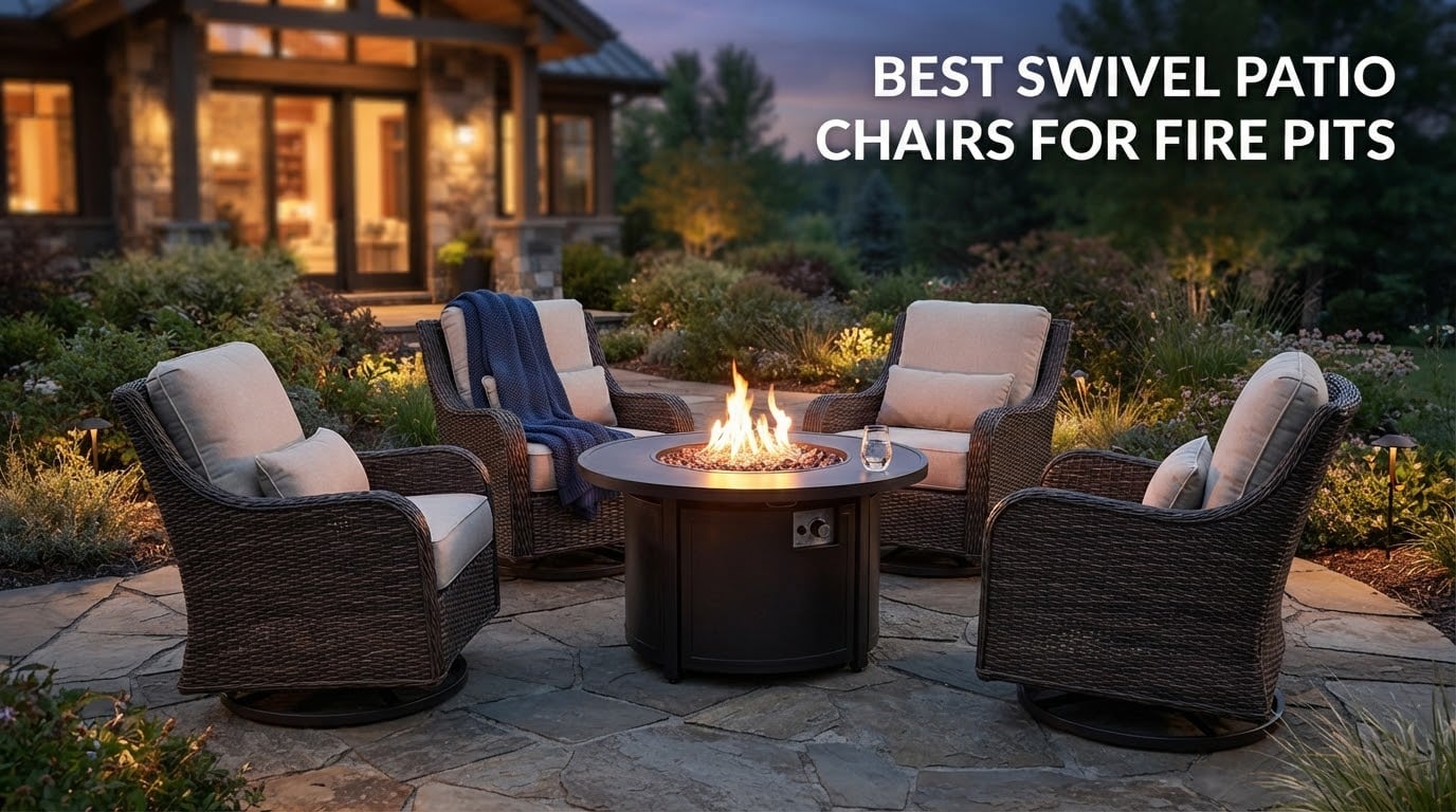 best swivel patio chairs for fire pits