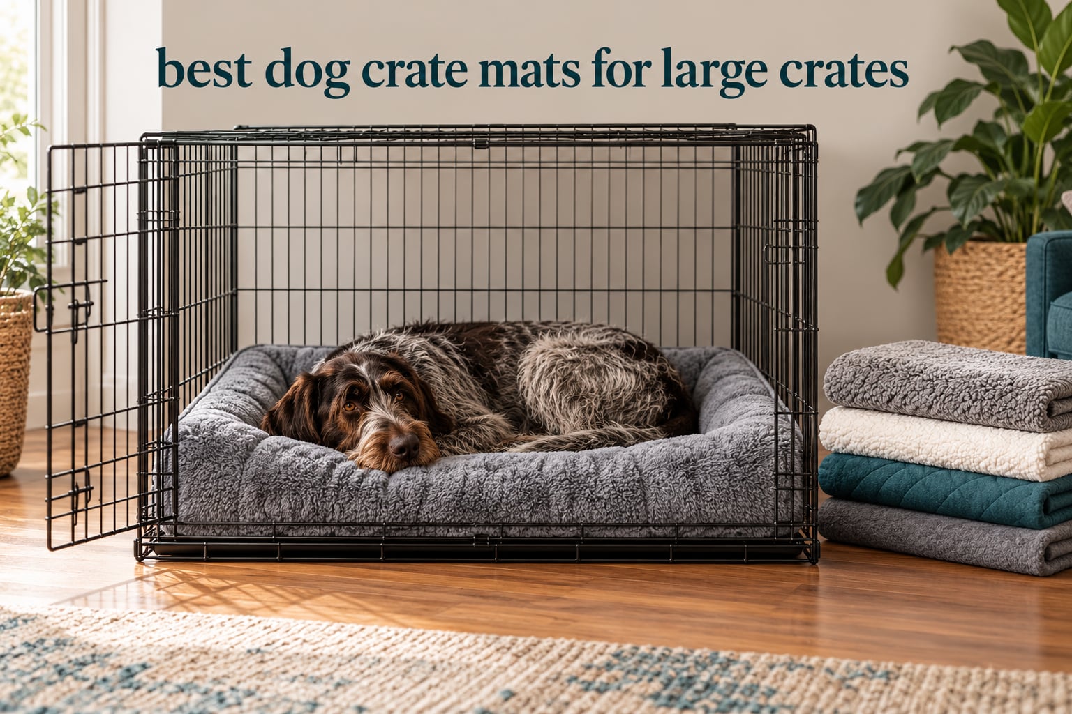 best dog crate mats for large crates