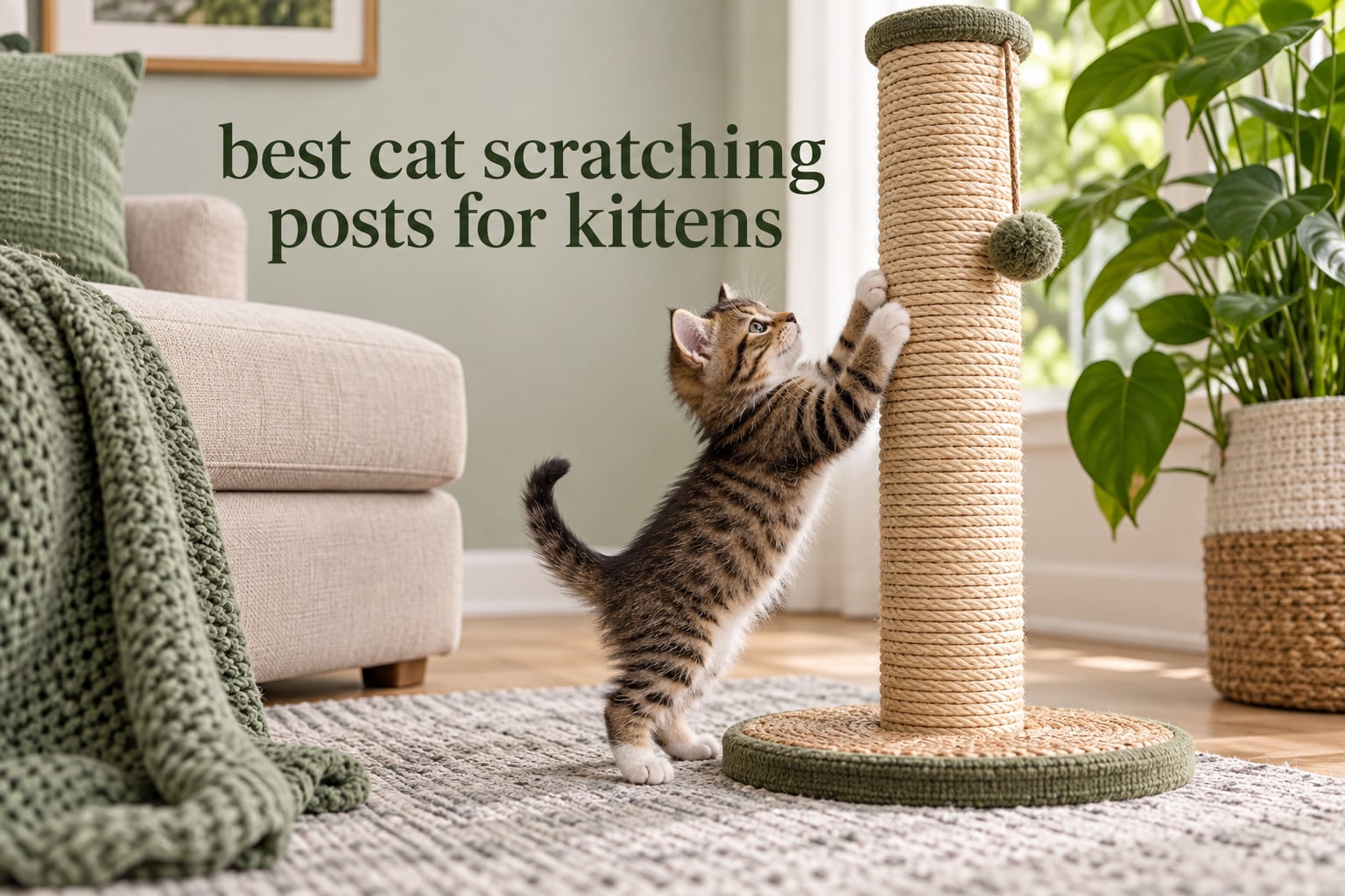 best cat scratching posts for kittens