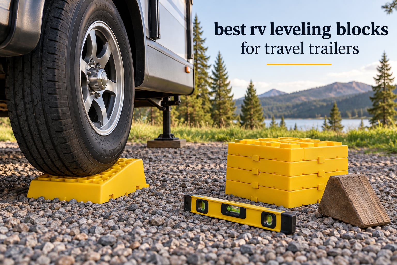 best rv leveling blocks for travel trailers