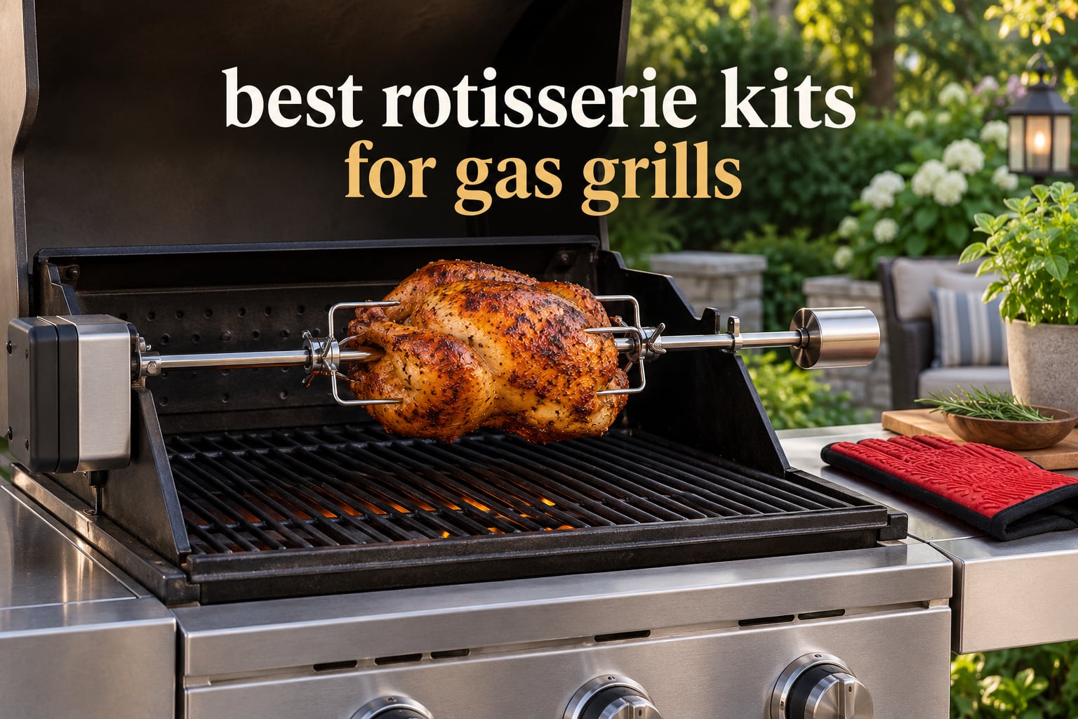 best rotisserie kits for gas grills