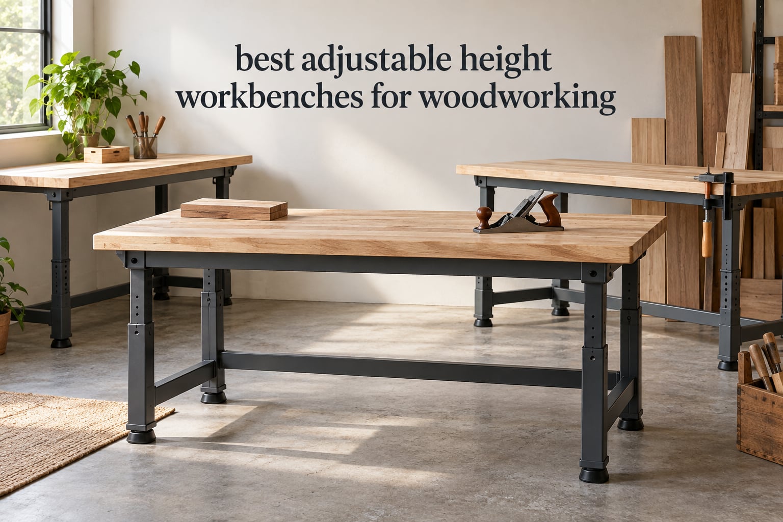 best adjustable height workbenches for woodworking