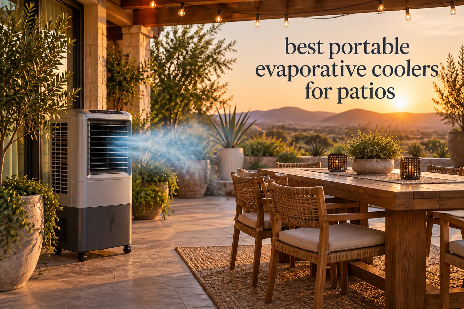 best portable evaporative coolers for patios