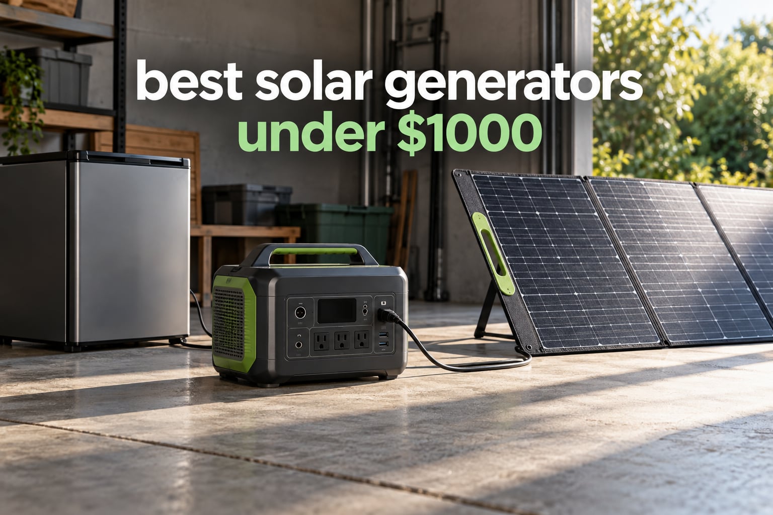 best solar generators under $1000