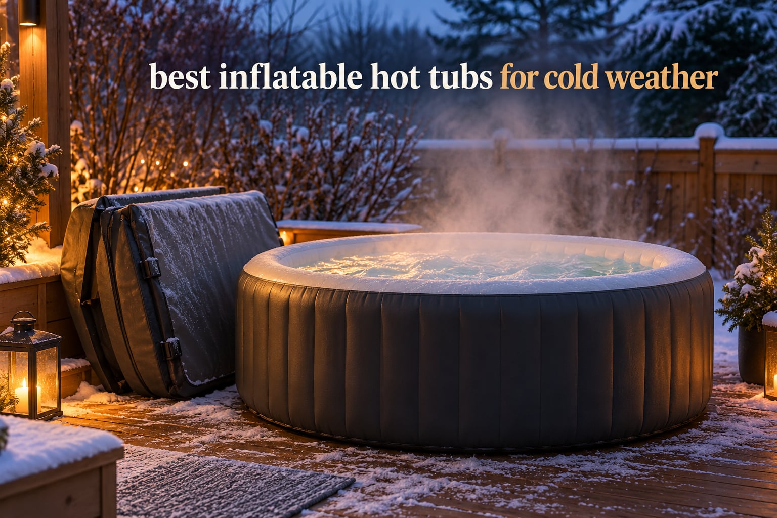 best inflatable hot tubs for cold weather