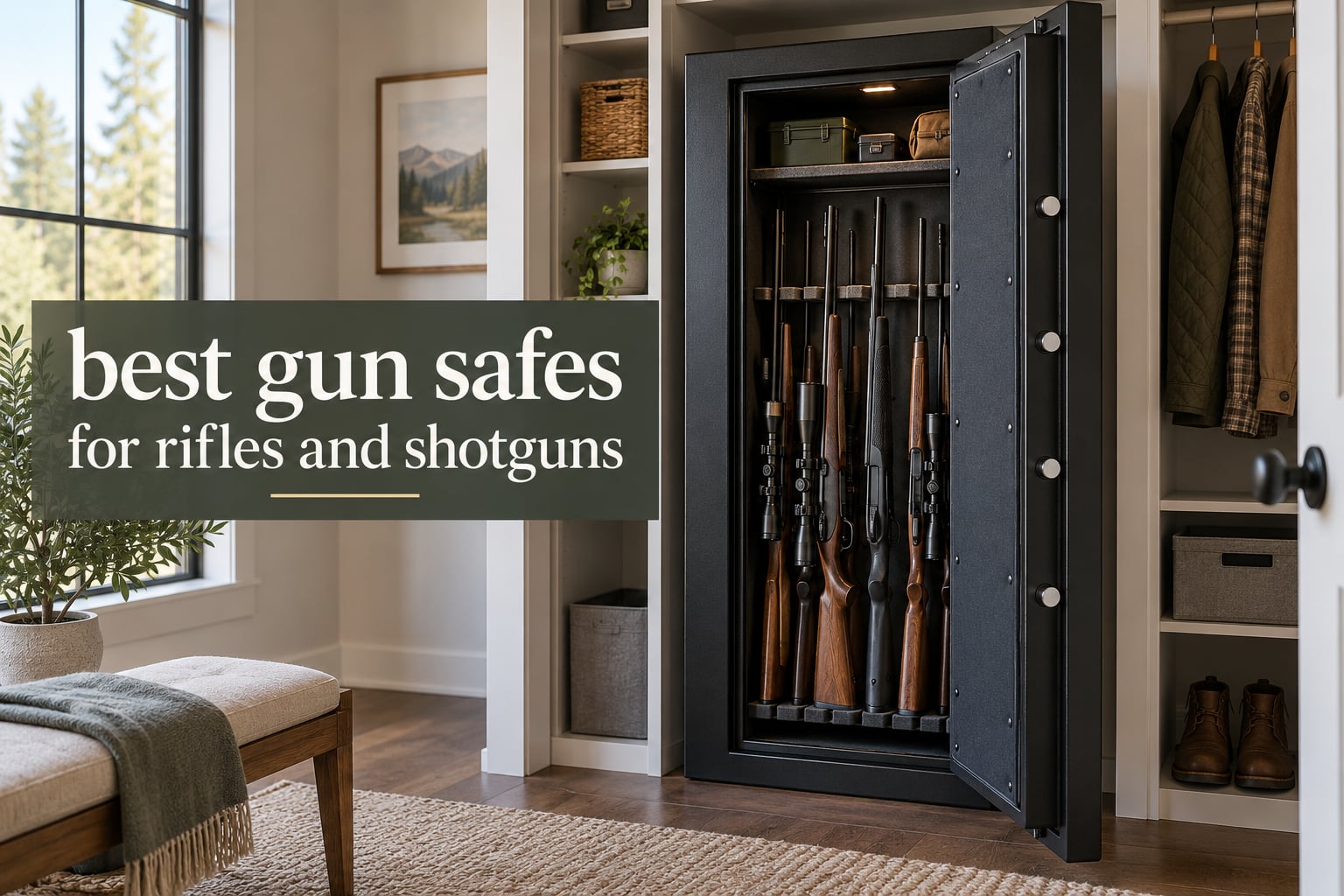 best gun safes for rifles and shotguns