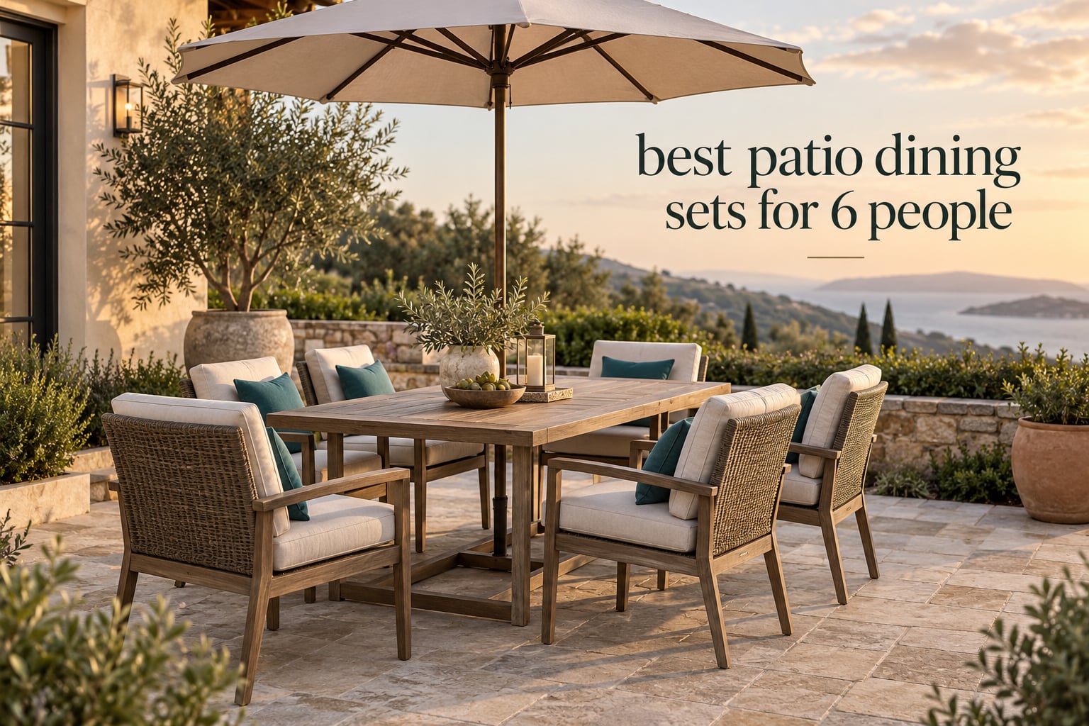 best patio dining sets for 6 people