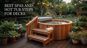 best spas and hot tub steps for decks