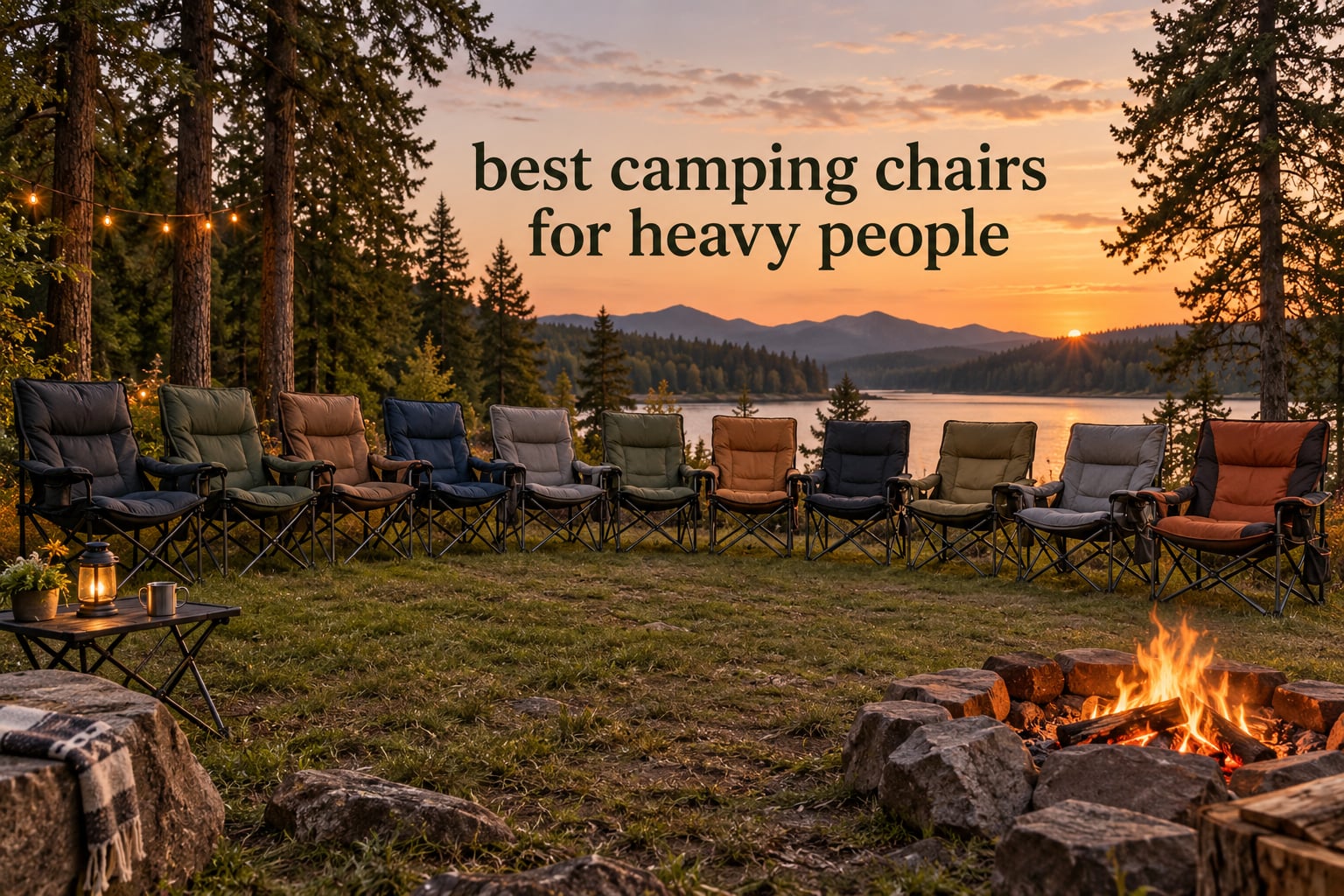 best camping chairs for heavy people