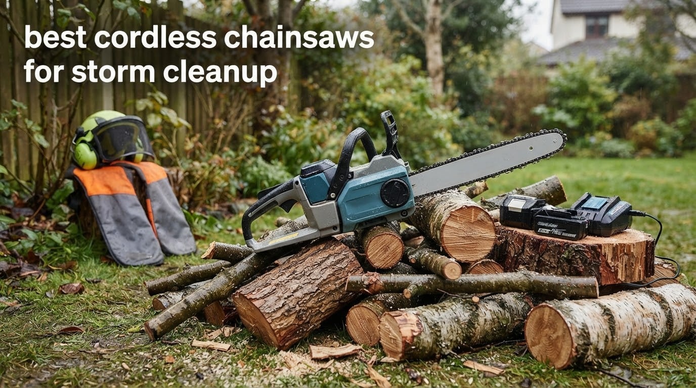 best cordless chainsaws for storm cleanup