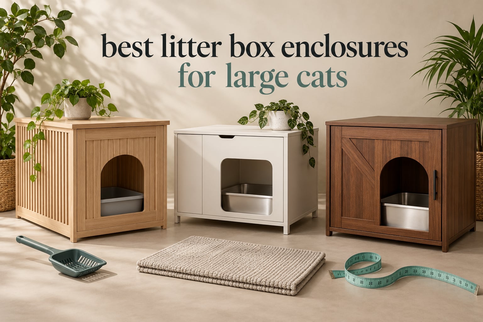 best litter box enclosures for large cats
