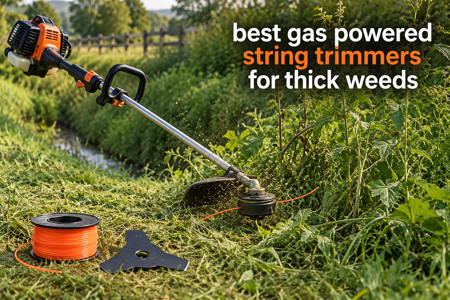 best gas powered string trimmers for thick weeds