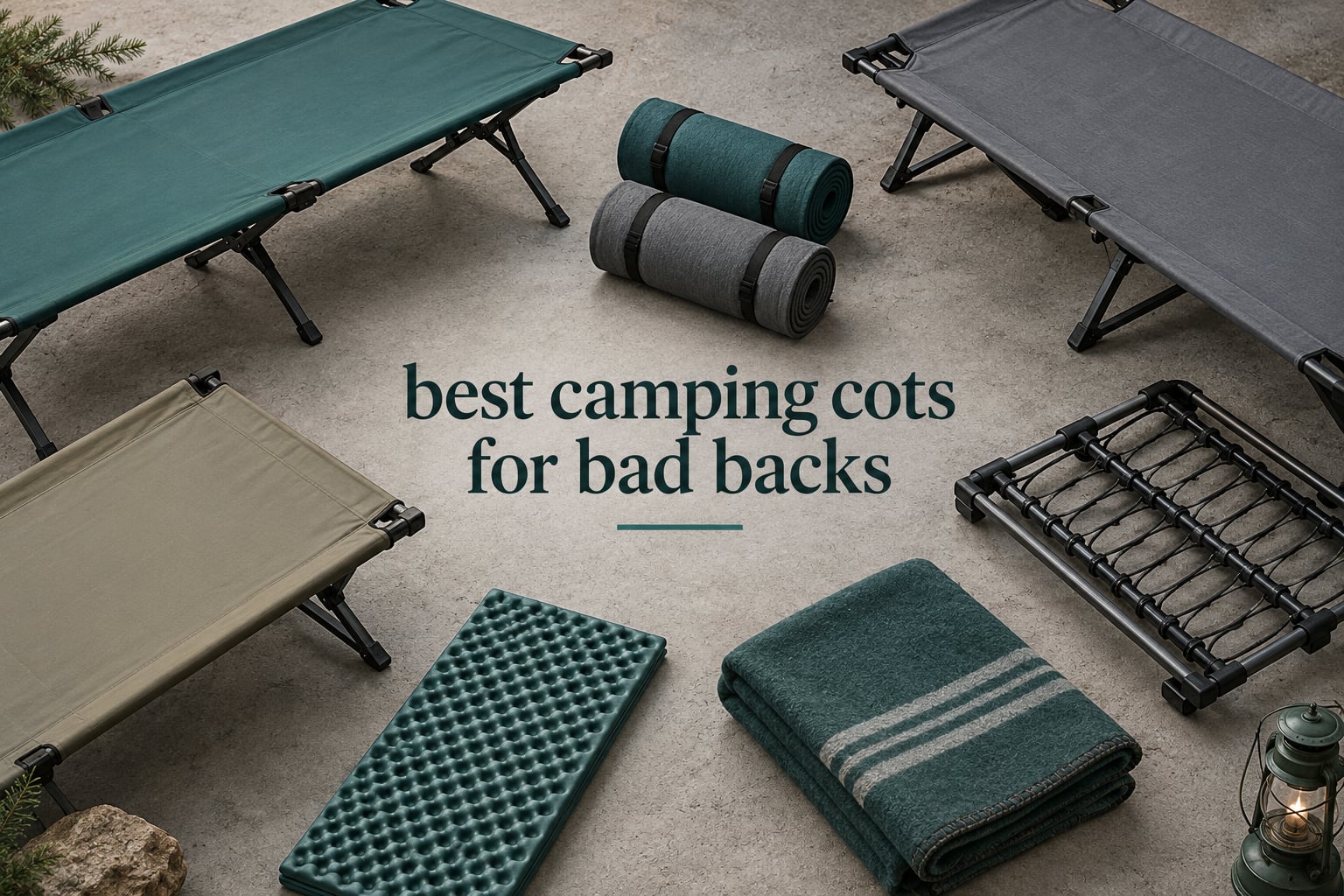 best camping cots for bad backs