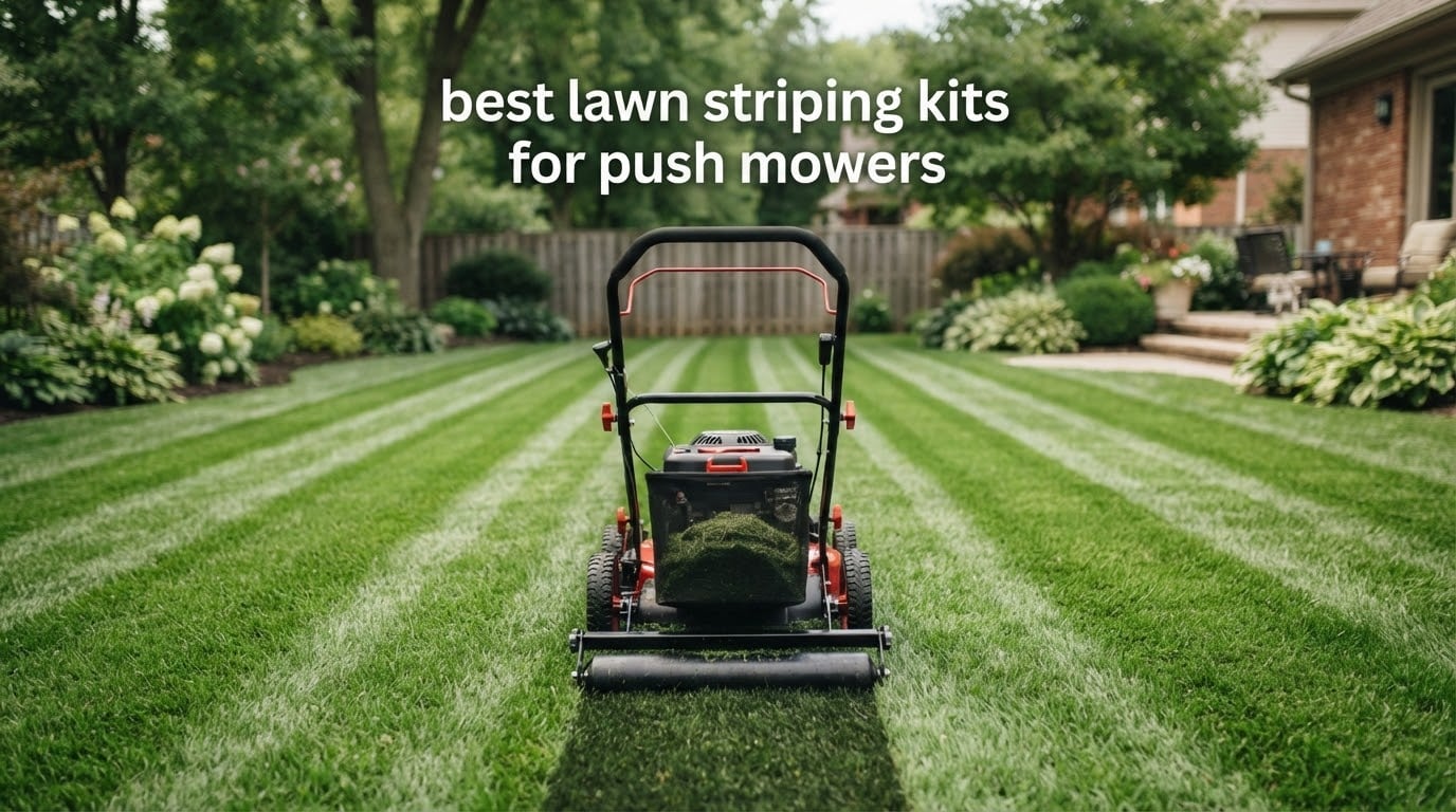 best lawn striping kits for push mowers