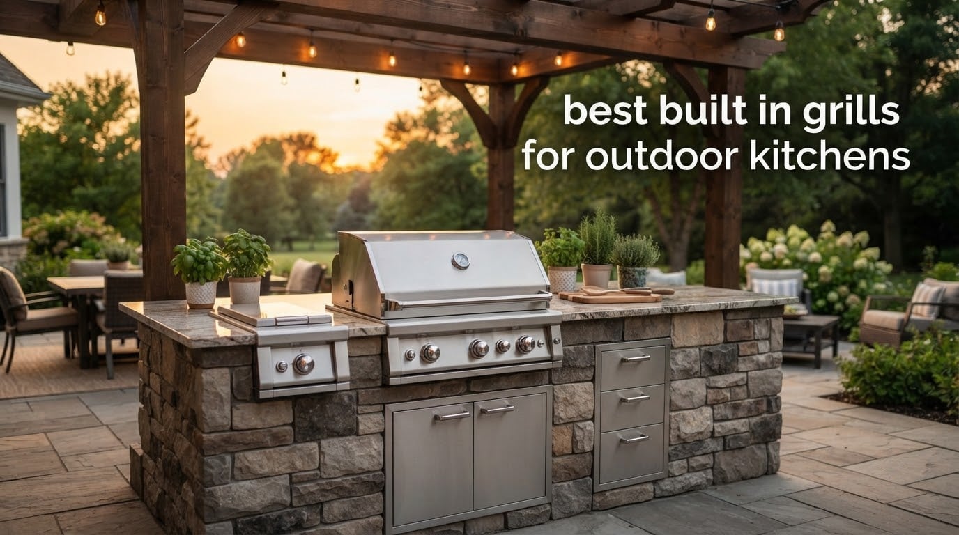 best built in grills for outdoor kitchens