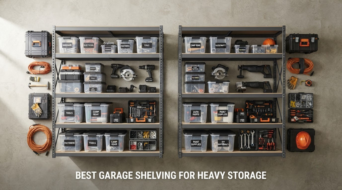 best garage shelving for heavy storage