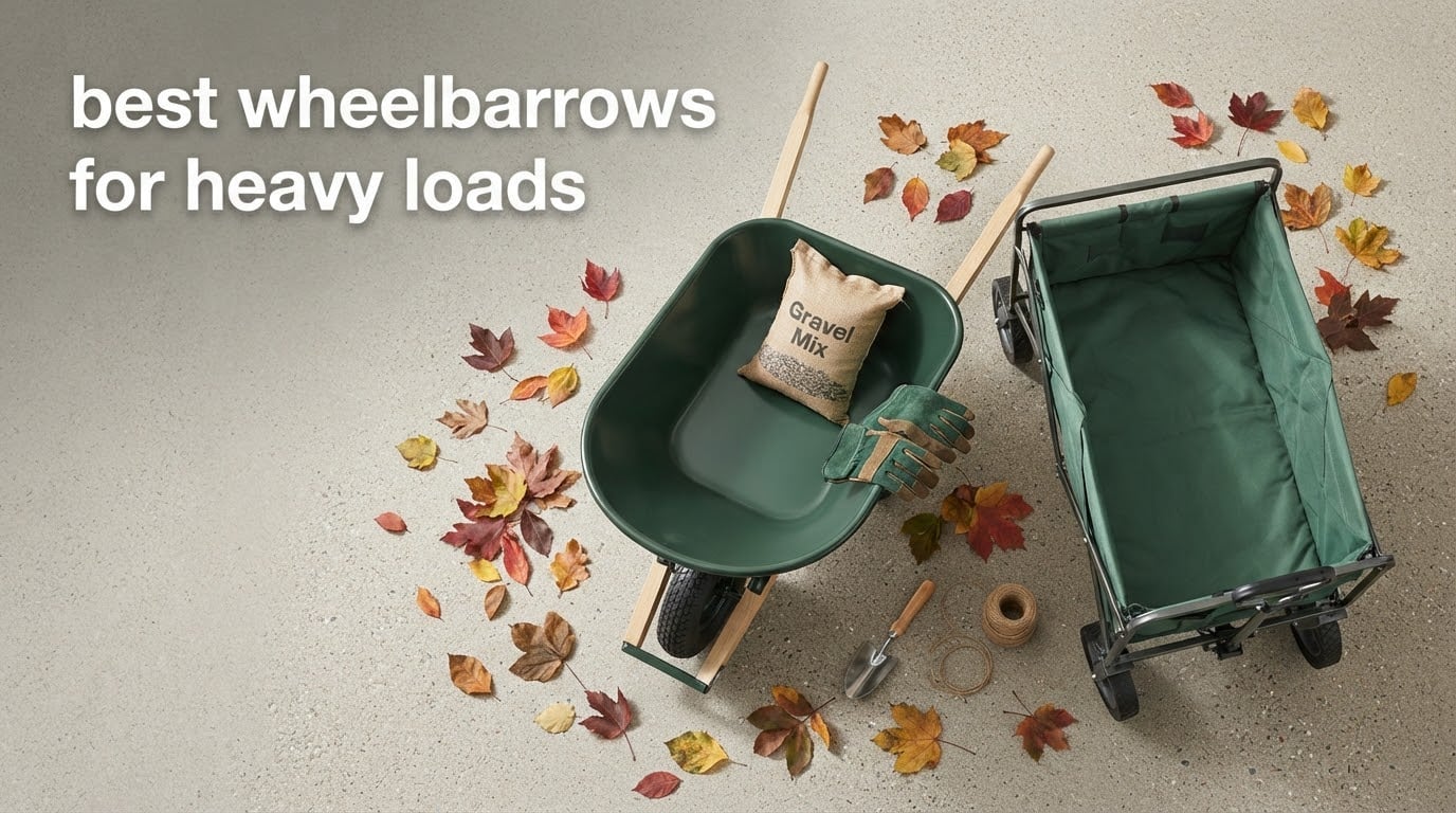 best wheelbarrows for heavy loads