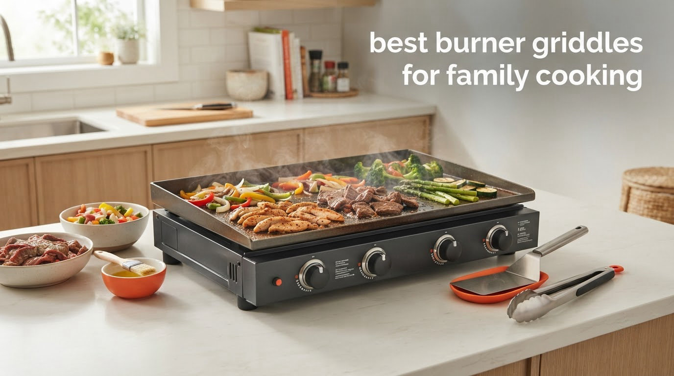 best 4 burner griddles for family cooking