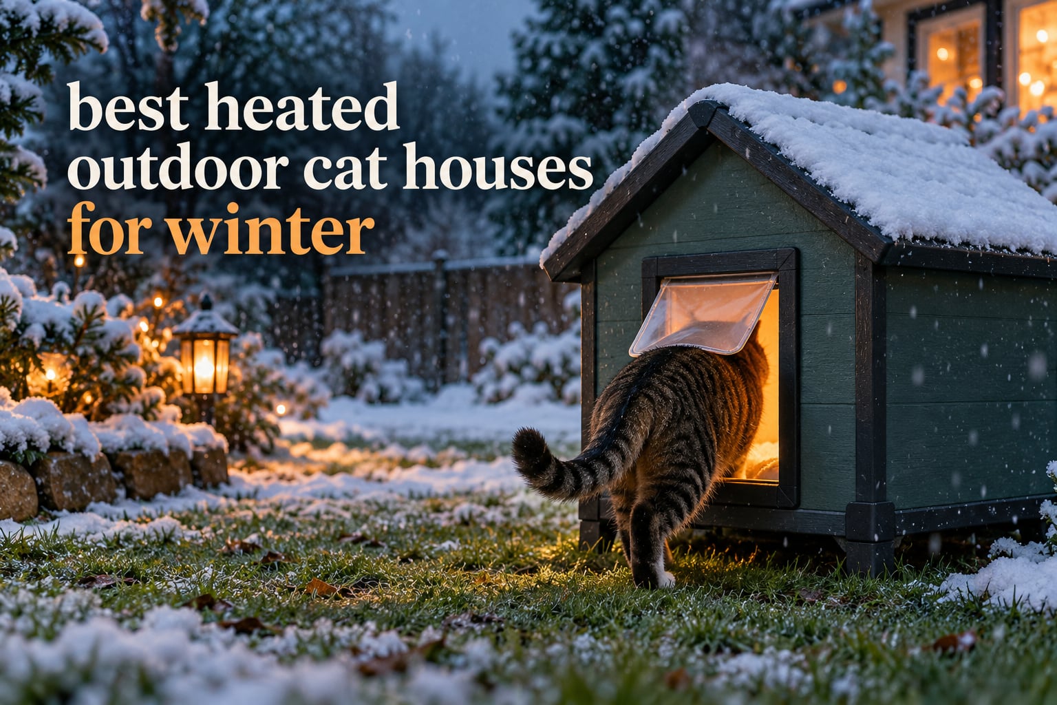best heated outdoor cat houses for winter